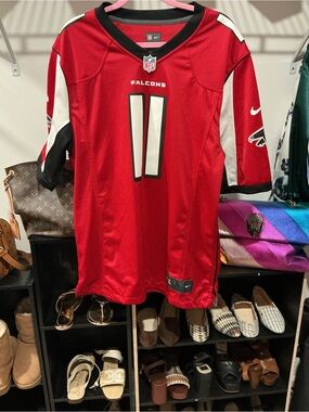 Nike Red Atlanta Falcons #11 Football Jersey
